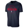 Nike La Clippers  Men's Nba Practice T-shirt In Blue