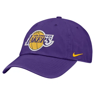 Nike La Lakers Club  Unisex Nba Hardwoods Cap In Purple