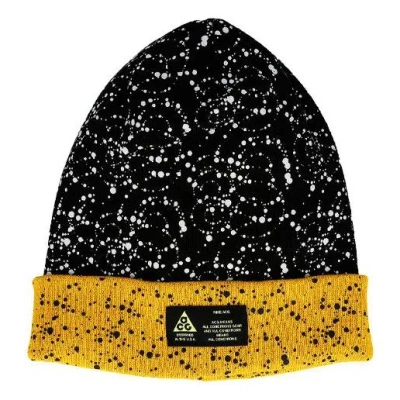 Nike Lab Acg Beanie A14 'black Yellow Ochre'