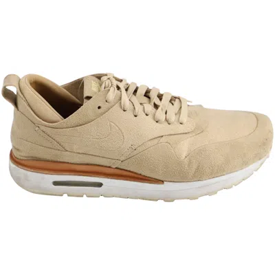 Nike Lab Air Max 1 Royal Linen In Tan Suede In Beige