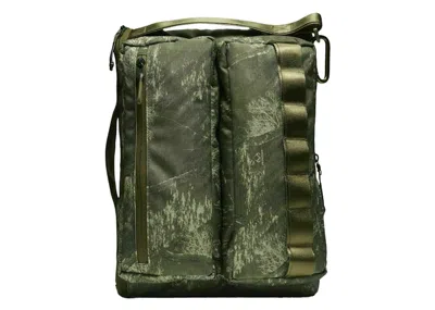 Pre-owned Nike Lab Profile Print Real Tree Bag In Olive In Green