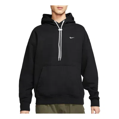 Nike Lab Solid Hooded Sweatshirt For Men Black