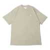 Nike Lab Solo Swoosh Basic Sports Short Sleeve Light Green Gray In Brown