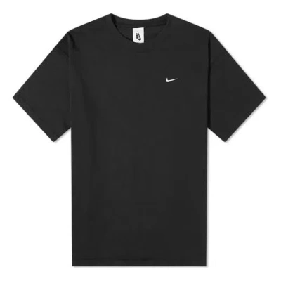 Nike Lab Swoosh Tee Chest Small Logo Short Sleeve Black