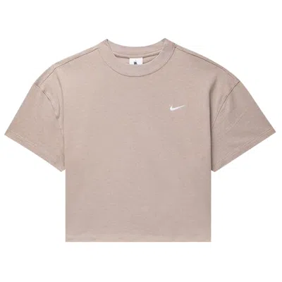 Pre-owned Nike Lab Tee 'malt White' | Tan | Women's Size M In Brown