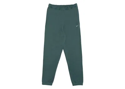 Pre-owned Nike Lab Women's Energy Fleece Pants In Green