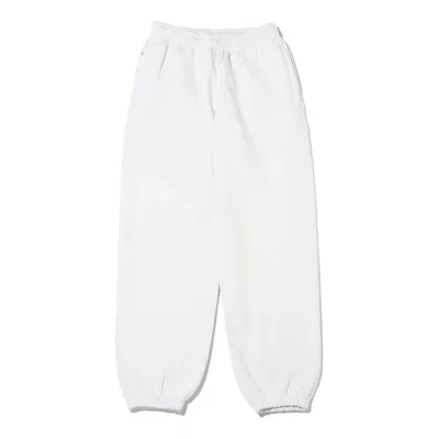 Pre-owned Nike Lab Women's Solo Swoosh Fleece Sweatpants (asia Sizing) In Summit White