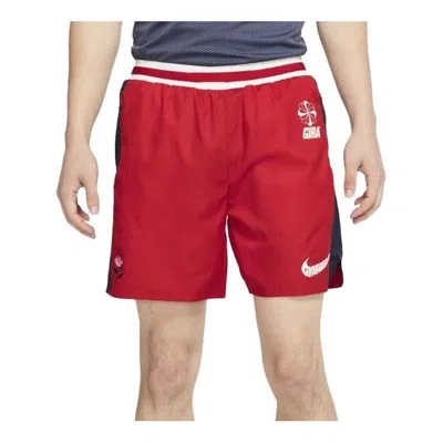 Nike Lab X Gyakusou Shorts 'sport Red Thunder Blue Sail'