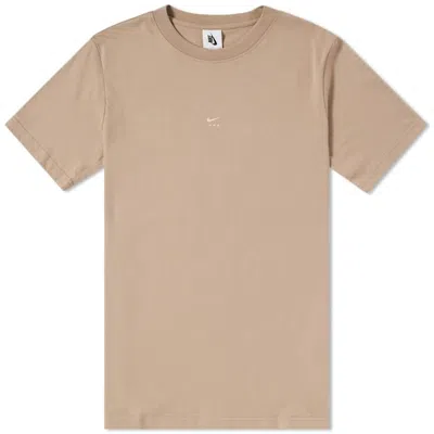 Pre-owned Nike Lab X Mmw Men's Graphic T-shirt In Khaki