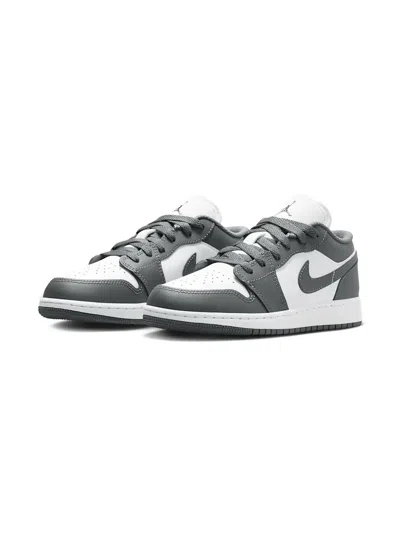 Nike Kids' Lace-up Perforated Sneakers In Gray