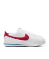 Nike Classic Cortez "white/varsity Red" Leather Sneakers In White