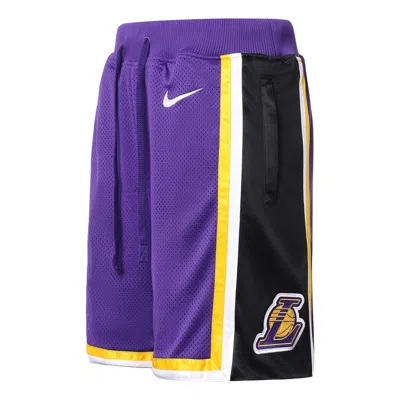 Nike Lakers Courtside Statement Edition Basketball Shorts Purple