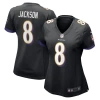 Nike Lamar Jackson  Black Baltimore Ravens Alternate Game Jersey