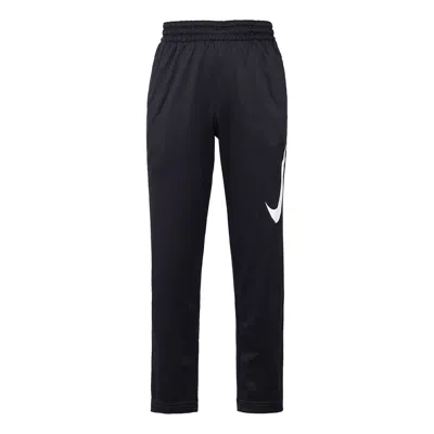 Nike Large Fleece Lined Stay Warm Straight Casual Long Pants Black