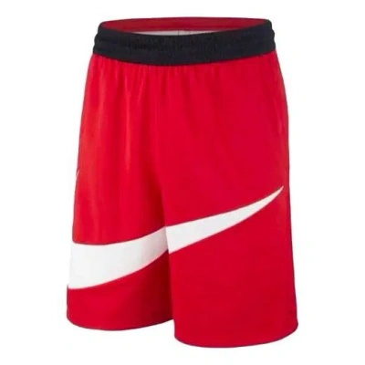 Nike Large Logo Breathable Sport Casual Shorts Men's Red