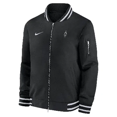 Nike Las Vegas Aces  Men's Wnba Bomber Jacket In Black