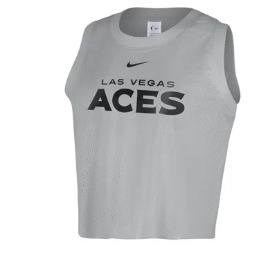 Nike Las Vegas Aces  Women's Wnba Mesh Tank Top In Gray