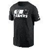 Nike Men's Black Las Vegas Raiders Air Essential T-shirt In Black