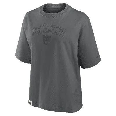 Nike Las Vegas Raiders Arch Boxy  Women's Nfl T-shirt
