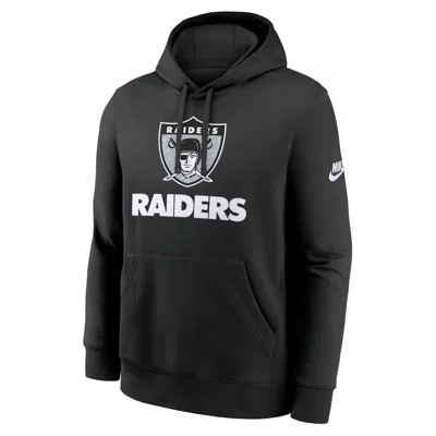 Nike Las Vegas Raiders Best Season Rewind Club  Men's Nfl Pullover Hoodie In Black