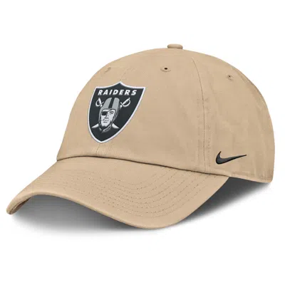 Nike Las Vegas Raiders Club  Men's Nfl Adjustable Hat In Brown
