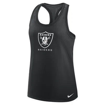 Nike Las Vegas Raiders Hurry Up  Women's Dri-fit Nfl Racerback Tank Top In Black