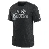 Nike Las Vegas Raiders Overlap Lockup  Men's Nfl T-shirt In Black