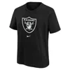 Nike Las Vegas Raiders Primary Logo Legend Big Kidsâ  Dri-fit Nfl T-shirt In Black