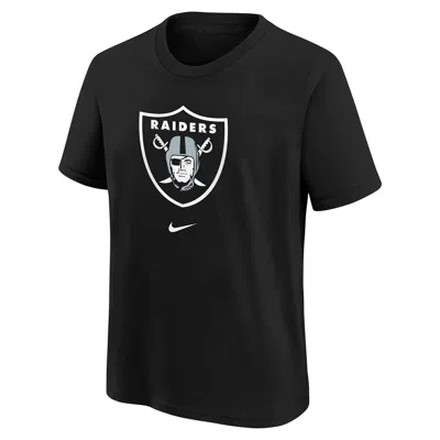 NIKE LAS VEGAS RAIDERS PRIMARY LOGO LEGEND BIG KIDSÂ  DRI-FIT NFL T-SHIRT,1015883308