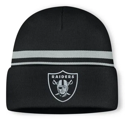 Nike Las Vegas Raiders Primetime Utility  Men's Nfl Cuffed Beanie In Black