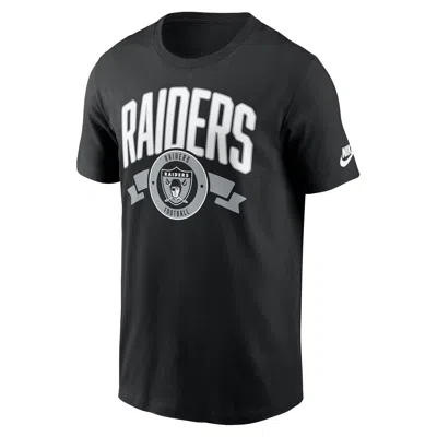 NIKE LAS VEGAS RAIDERS REWIND FRONT AND BACK HIT ESSENTIAL  MEN'S NFL T-SHIRT,1015885233