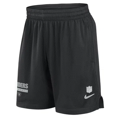 Nike Las Vegas Raiders Sideline  Men's Dri-fit Nfl Shorts In Black