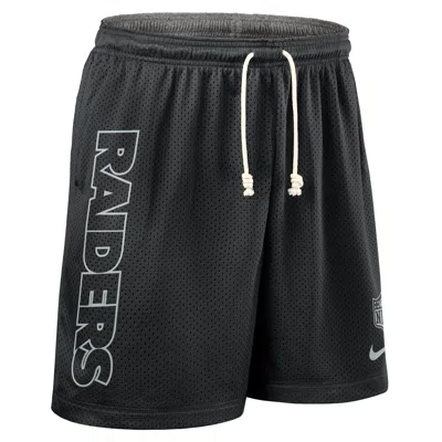 Nike Las Vegas Raiders Sideline Reversible Menâs  Men's Dri-fit Nfl Shorts In Black