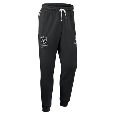 Nike Las Vegas Raiders Sideline Standard Issue  Men's Dri-fit Nfl Taper Pants In Black