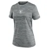 Nike Las Vegas Raiders Sideline Team Issue Velocity  Women's Dri-fit Nfl T-shirt