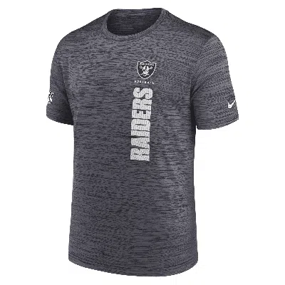 Nike Las Vegas Raiders Sideline Velocity  Men's Dri-fit Nfl T-shirt In Black
