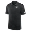 Nike Las Vegas Raiders Sideline Victory Stripe  Men's Dri-fit Nfl Polo