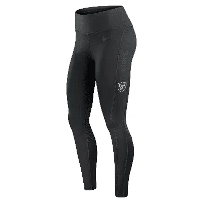 Nike Las Vegas Raiders  Women's Dri-fit Nfl Leggings In Black