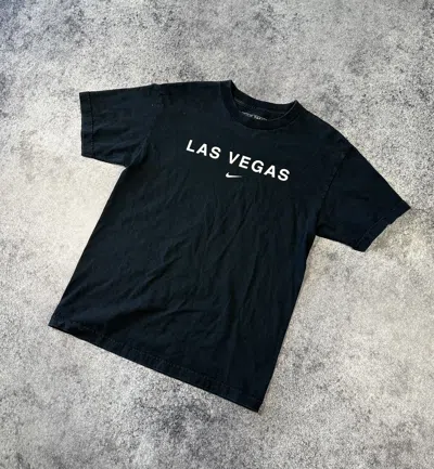 Pre-owned Nike Las Vegas T-shirt Logo Swoosh Streetwear Casual Usa M In Black