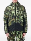 Nike Printed Down Jacket In Green