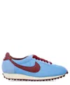Nike Textile And Leather Low-top Sneakers In Blue