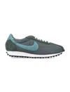 Nike Retro-inspired Low Top Sneakers With Nylon And Suede Upper In Vntg Green