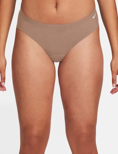 Nike Leak Protection Period Briefs In Brown