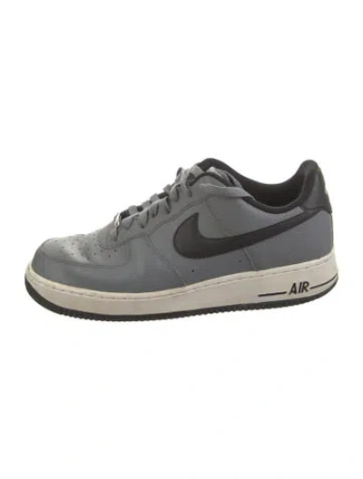 Pre-owned Nike Leather Athletic Sneakers In Gray