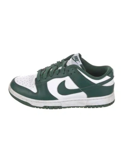 Pre-owned Nike Leather Athletic Sneakers In Green