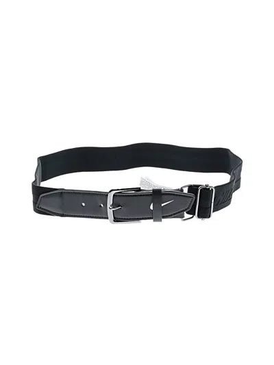 Pre-owned Nike Kids' Leather Belt In Black