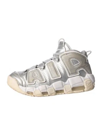 Pre-owned Nike Leather Chunky Sneakers In White