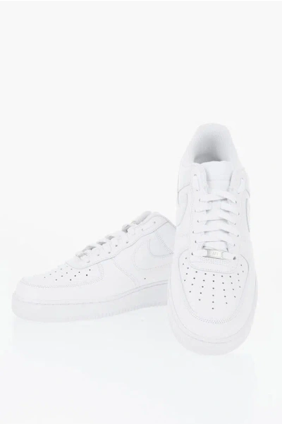 Nike Leather Low-top Sneakers Air Force 1 In White