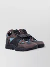 Shop Nike Leather Mid-top Sneakers Featuring Perforated Upper
