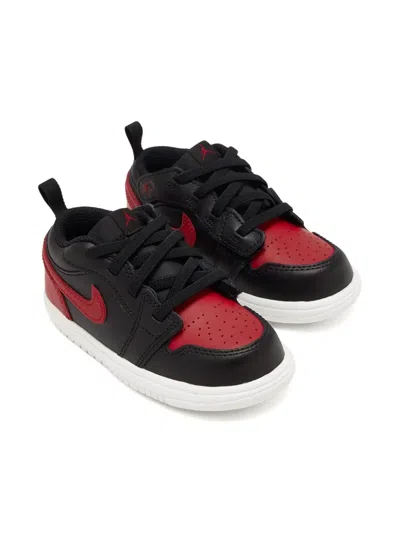 Nike Kids' Leather  Swoosh Sneakers In Black